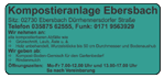 Kompostieranlage Ebersbach