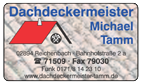 Dachdeckermeister Tamm