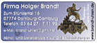 Firma Holger Brandt