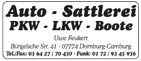 Auto - Sattlerei Uwe Feukert