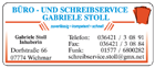 Bro - und Schreibservice Gabriele Stoll