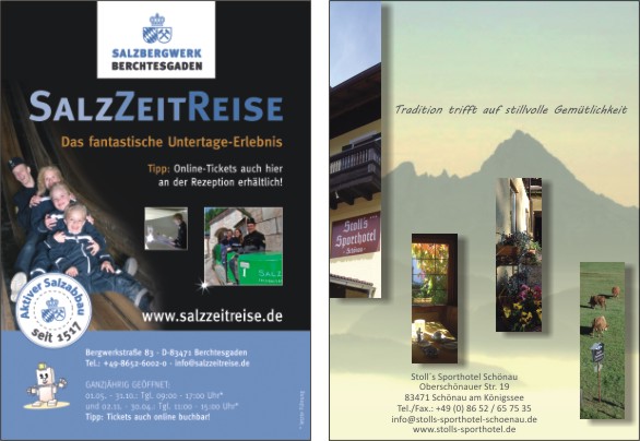 Detailansicht Hotelbroschuren