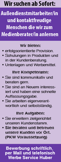 Werbe Service Huber Mitarbeiter