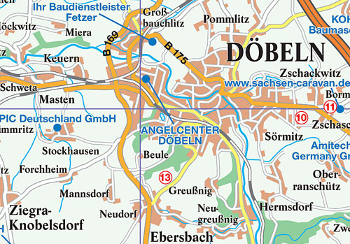 karte Döbeln, 1. Aufl.