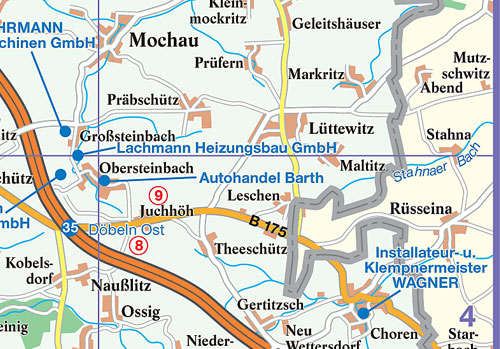 karte Döbeln, 1. Aufl.