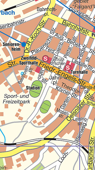 Karte Auerbach, 4. Auflage Karte Auerbach, 4. Auflage