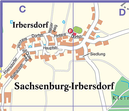 Karte Frankenberg, 2. Auflage