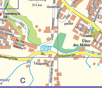 Karte Frankenberg, 2. Auflage