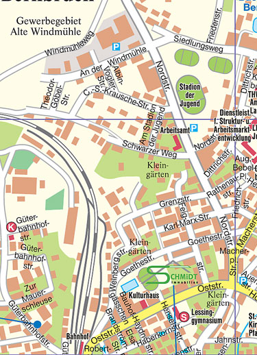Karte Kamenz