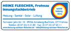 Heizung-Sanitr-Solar-Lftung Heinz Fleischer