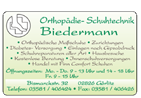 Orthopdie- Schuhtechnik  Biedermann