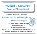 Technik - Universal