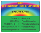 Offenbarungstherapeutin E. Krug