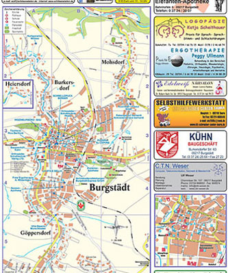 Auszug Stadtplan - Rckansicht