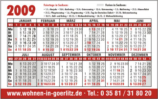 Beispiel Taschenkalender Rckseite